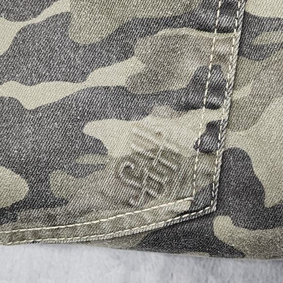 Matilda Jane Good Hart Pants Womens 10 Green Camo Denham Skinny Ankle Stretch - Picture 5 of 13